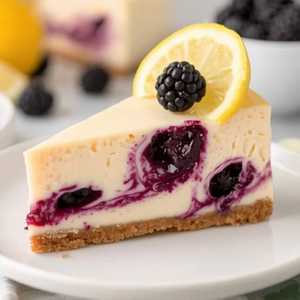 Blackberry Lemon Cheesecake