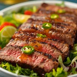 Grilled Grass-Fed Steak Salad