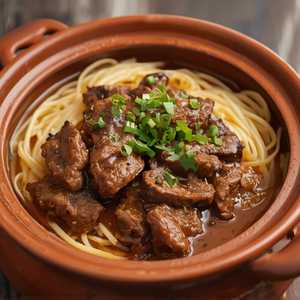 Satay Beef Vermicelli Casserole