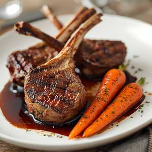 Roasted Lamb Rack*