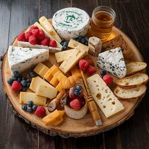 Selection Of Artisan Cheeses