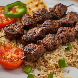 Lamb Kebab Platter