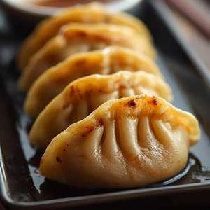 Wok Fried Pork Dumplings (6)