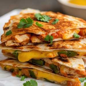 SPICY CHICKEN QUESADILLA