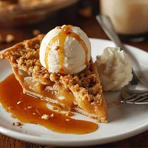 Apple Streusel Pie