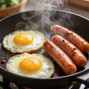 Eggs With Chicken Sausage