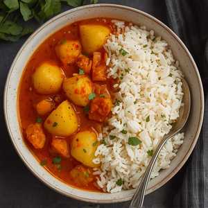 Potato Curry Dish