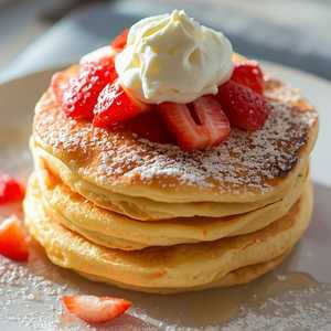 Strawberries Creme Fraiche