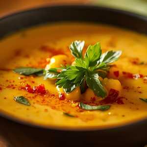 Spicy fresh corn chowder