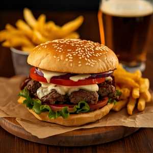 Beef Sandwich Combo (Ayran)
