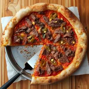 Luke's Signature Italian Beef Pan Pizza