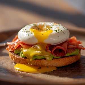 Prosciutto Avocado Benedict