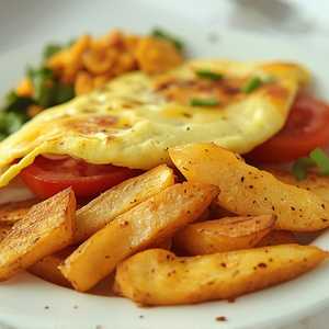 Tomato And Cheese Omelette
