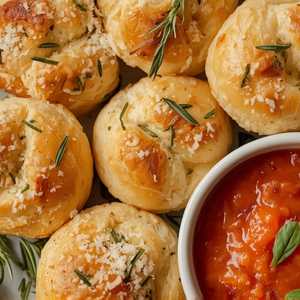 Garlic Rosemary Bread Puffs