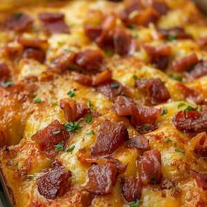 Smoked Gouda & Bacon Au Gratin Potatoes for Two