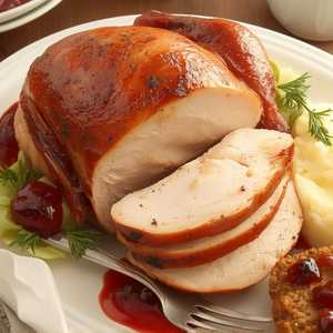 Fresh Carved Roast Turkey Lunch