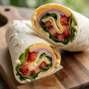 Ham & Cheese Pita or Wrap