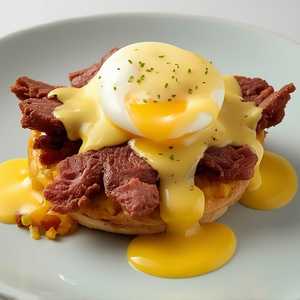 CORNED BEEF HASH BENEDICT