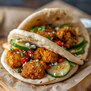 Chicken Schnitzel Pita