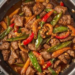 Stir-fried Beef w/Hot Pepper