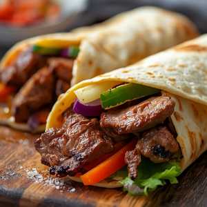 Lamb Shish Wrap