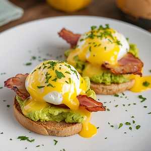 AVOCADO BACON BENEDICT