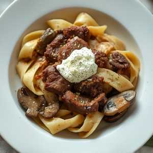 Short Rib Stroganoff