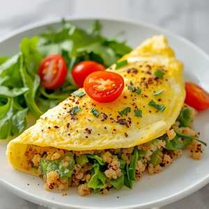 Quinoa Egg White Omelet