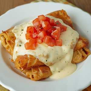 Poblano Chicken Enchiladas