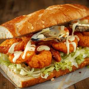 Half & Half Po'Boy