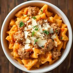 Bowtie Pasta With Lou's Sausage