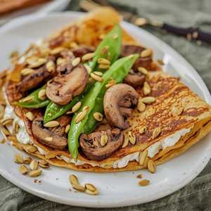 Spring Onion Crepe