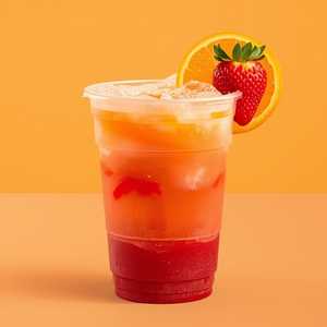 Takeout 16oz Strawberry OJ