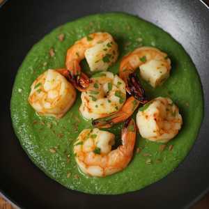 Shrimp Palak