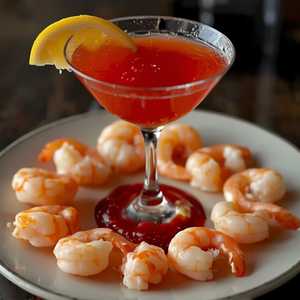 Shrimp Cocktail Champagne Poached {4pc}
