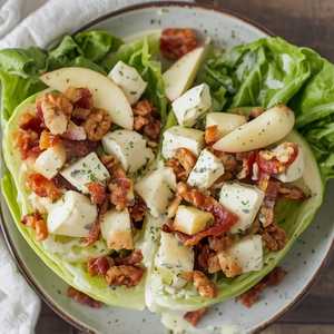 Bacon and Blue \"Knife and Fork\" Salad