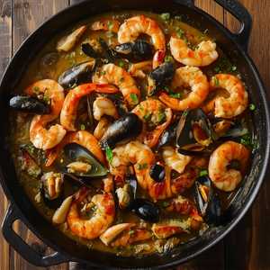 Crab Mussels* & Shrimp