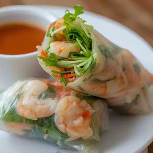 FRESH SPRING ROLLS (OIL LESS) (2 ROLLS)