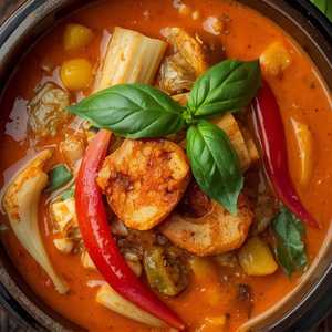 Red Curry With Shrimp