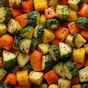 Roasted Seasonal Vegetables, V GF