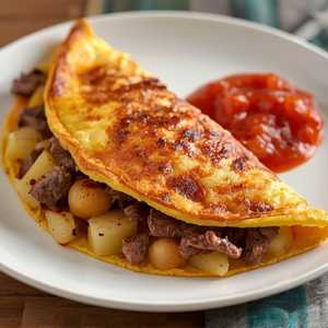 Big Steak Omelette