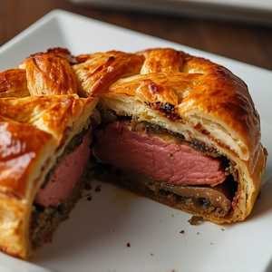Châteaubriand, Mushroom Duxelles, Prosciutto, Puff Pastry
