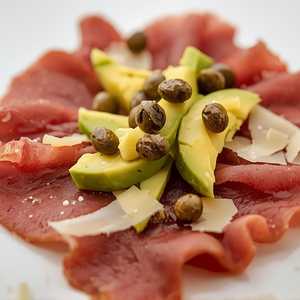 Beef and Avocado Carpaccio