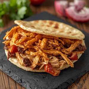Arepa-Pollo o Carne