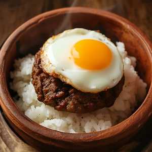 Minced Beef & Egg Rice
