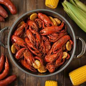 Crawfish (corn & sausages)