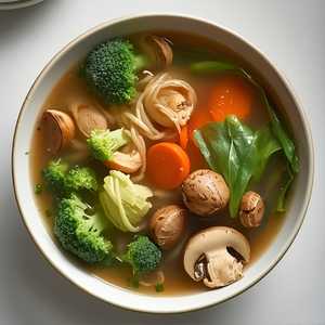 Mixed Vegetable Noodle Soup