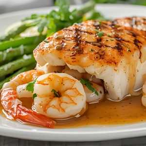 Grilled Stuffed Filet w/ Shrimp