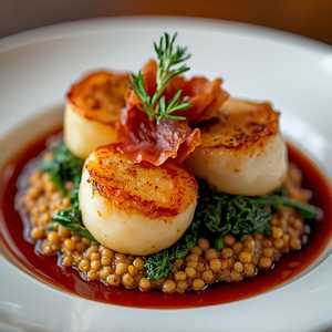 Pan Seared Day Boat Scallops