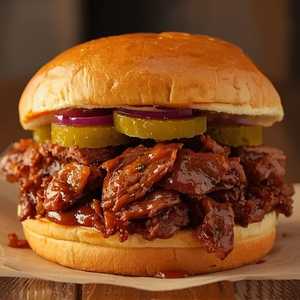 Texas BBQ Smoked Brisket Sandwich